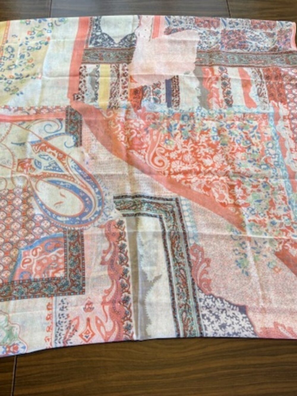 Assorted Patterned Scarves- 5 Total - Picture 2 of 7